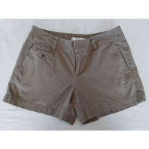 Ann Taylor LOFT Shorts Brown 100% Cotton Womens Size 0